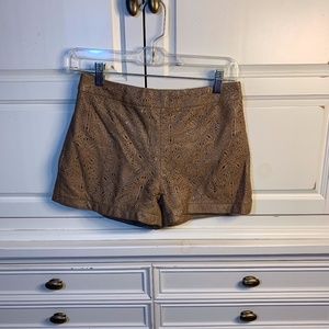 Alice + Olivia Leather Shorts